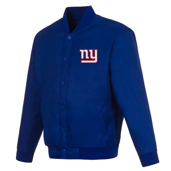 New York (NY) Giants (NFL) JH Design Poly-Twill Jacket - Picture 3 of 4